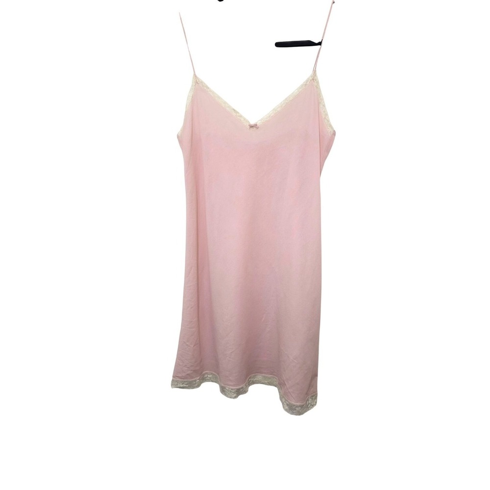 Orcanta Pink Lace-Trimmed Fairy intimates Sleepwear‎ Spaghetti Straps Size S